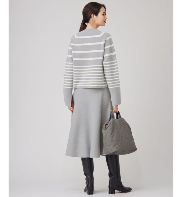 自由区「【セットアップ対応・洗える】ウールミラノニット スカート」|スカート|