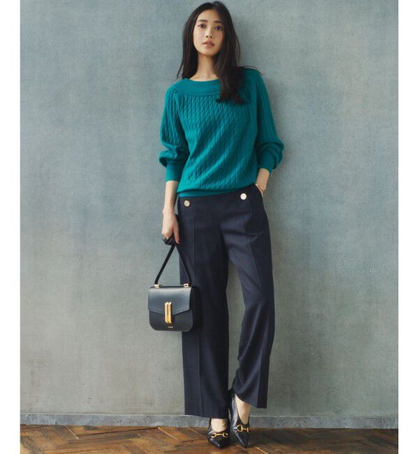 23区「ウーステッドウールツイル マリン パンツ」|その他|