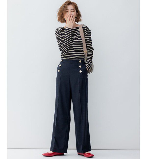 23区「ウーステッドウールツイル マリン パンツ」|その他|