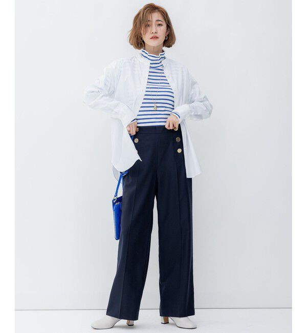 23区「ウーステッドウールツイル マリン パンツ」|その他|