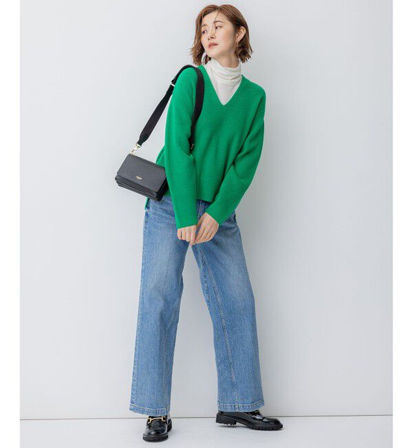 23区「【洗える】スムージーコットン シアー ニット」|ニット・セーター|