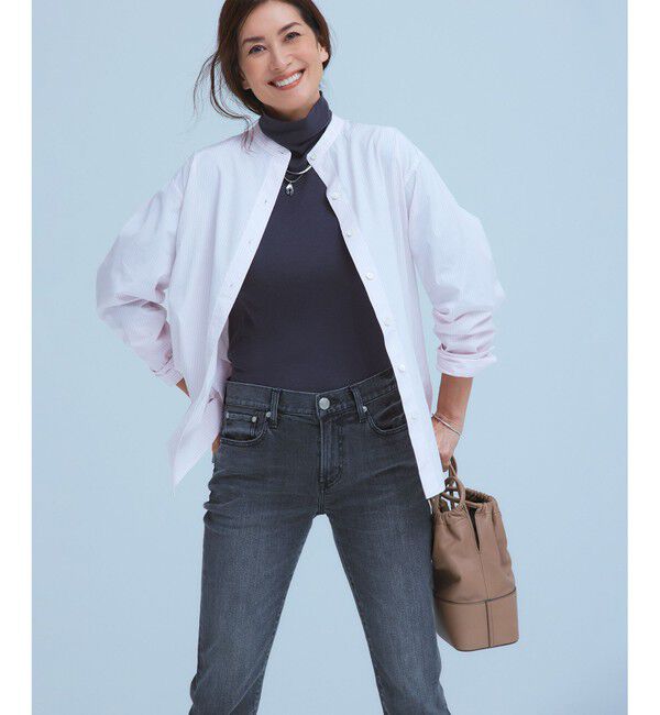 23区「【洗える】スムージーコットン シアー ニット」|ニット・セーター|