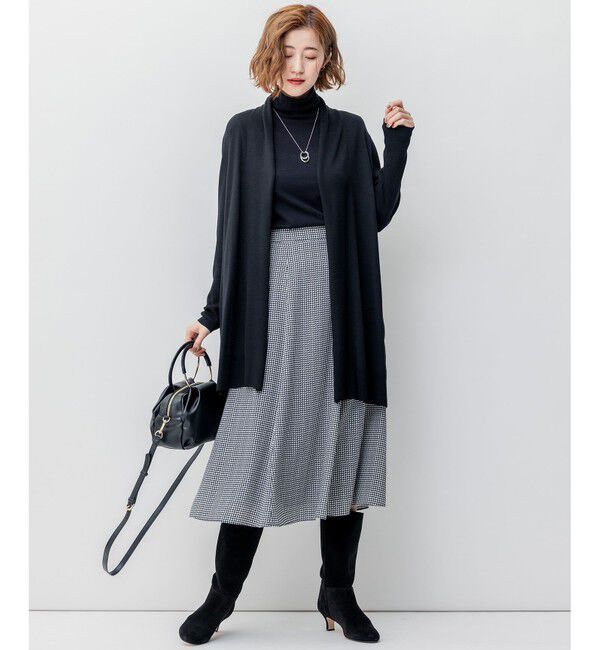 23区「【洗える】スムージーコットン シアー ニット」|ニット・セーター|