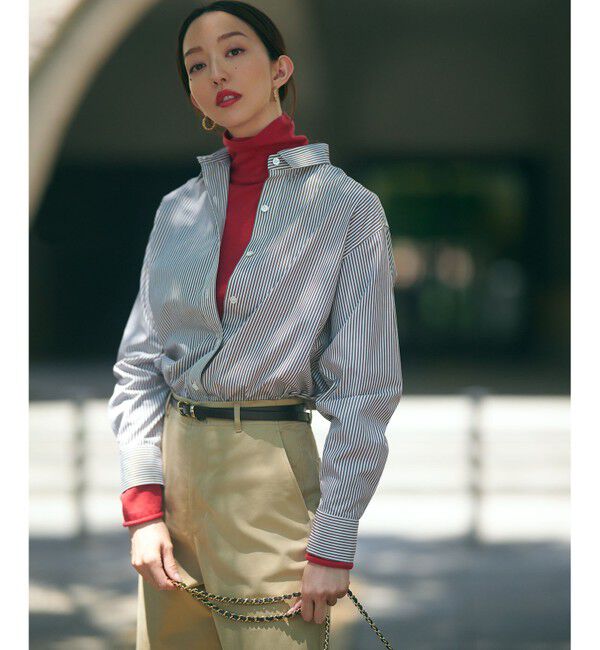 23区「【洗える】スムージーコットン シアー ニット」|ニット・セーター|