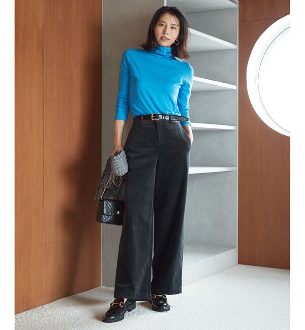 23区「【洗える】スムージーコットン シアー ニット」|ニット・セーター|