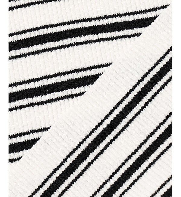 23区「【洗える】レーヨンポリエステルストレッチ 5分袖 ニット」|ニット・セーター|