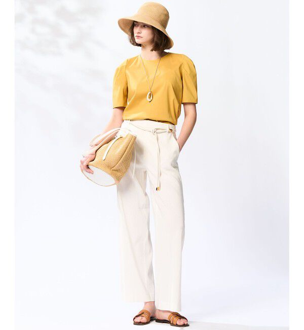 23区「【UVカット/洗える】ペーパー ブレード ハット」|ハット|