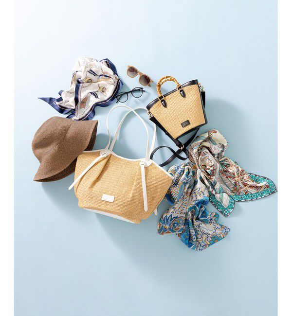 23区「【UVカット/洗える】ペーパー ブレード ハット」|ハット|