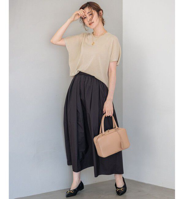 23区「【洗える】ナイロンコットンポプリン スカート」|スカート|