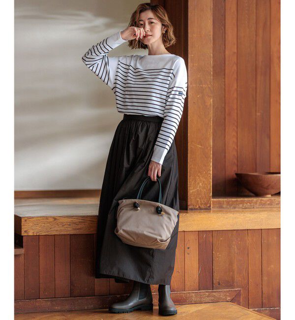 23区「【洗える】ナイロンコットンポプリン スカート」|スカート|