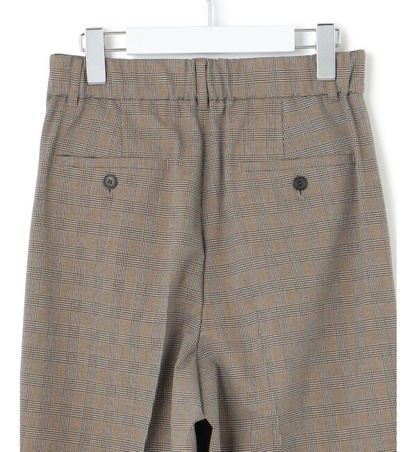 23区「【洗える】ドライ2WAYストレッチ チェック ワイドパンツ」|その他|