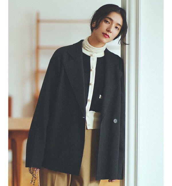 23区「コンプレストパイル ライトアウター」|その他|ブラック系