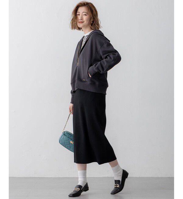 23区「【洗える】コンフォートストレッチ ニット タイト スカート」|スカート|