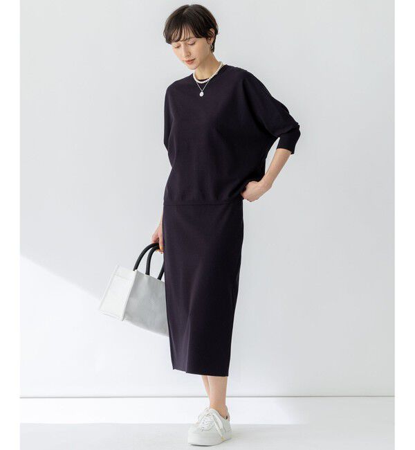 23区「【洗える】コンフォートストレッチ ニット タイト スカート」|スカート|