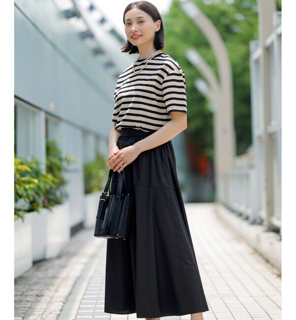 23区「【洗える】シアーフライスボーダー Tシャツ」|Tシャツ・カットソー|