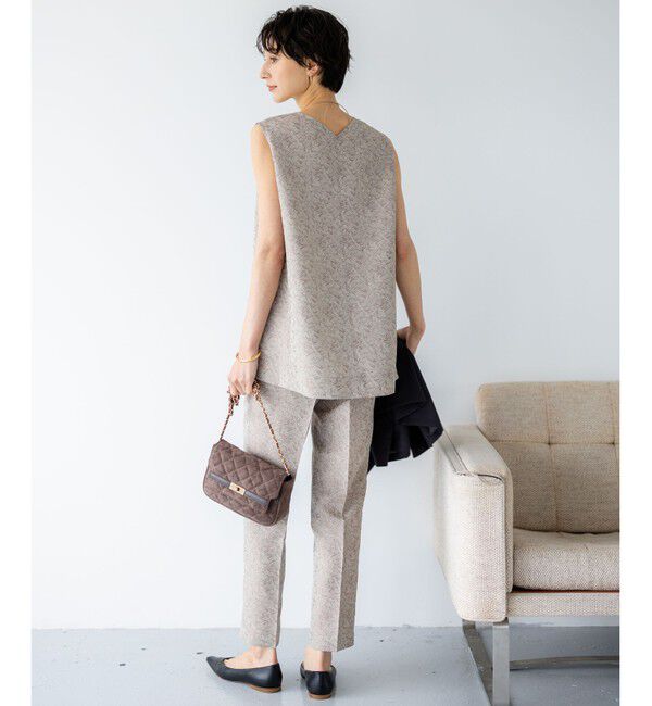 23区「【一部店舗限定/洗える】リネンライクジャカード セットアップ」|スーツ|