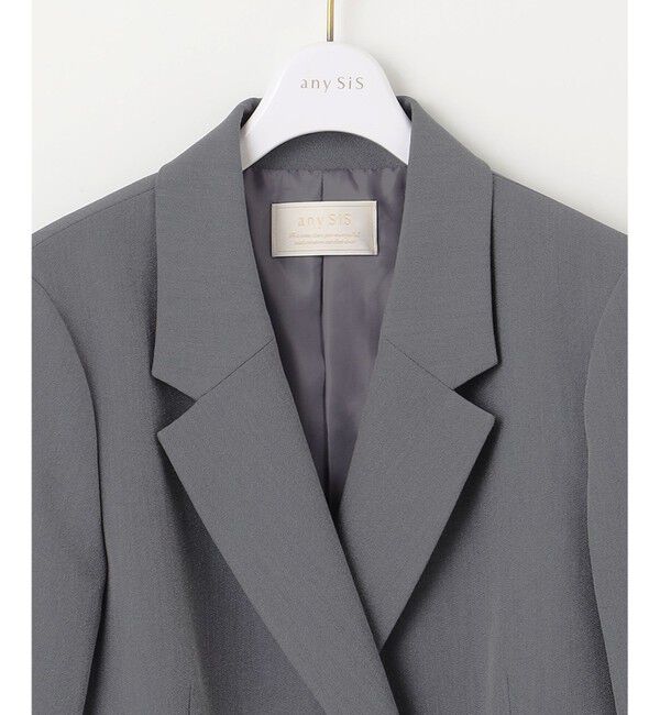 ANY SIS「【BAILA11月号掲載】 褒めらレディ テーラード ジャケット」|テーラードジャケット|