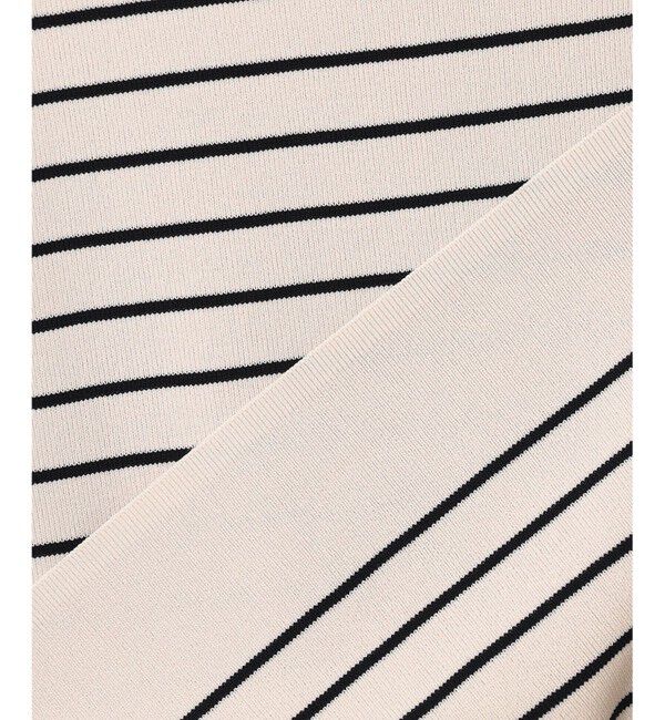 ANY SIS「【接触冷感・UVカット・洗える】ビューティクール フレンチ ニットＴ」|ニット・セーター|