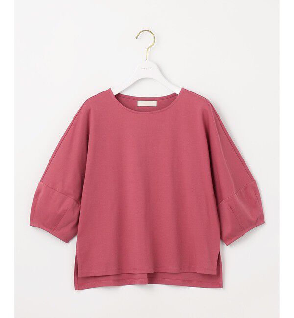 ANY SIS「【撥水・汗ジミ防止・UVケア・洗える】スーピマスムース クロップド Tシャツ」|Tシャツ・カットソー|