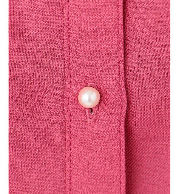 ANY SIS「【接触冷感・UVカット・速乾】スムージーポリエステル 2WAY ブラウス」|シャツ・ブラウス|