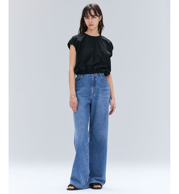 BEIGE,「【洗える】NAVIGLIO / フルレングスデニムバギーパンツ」|その他|