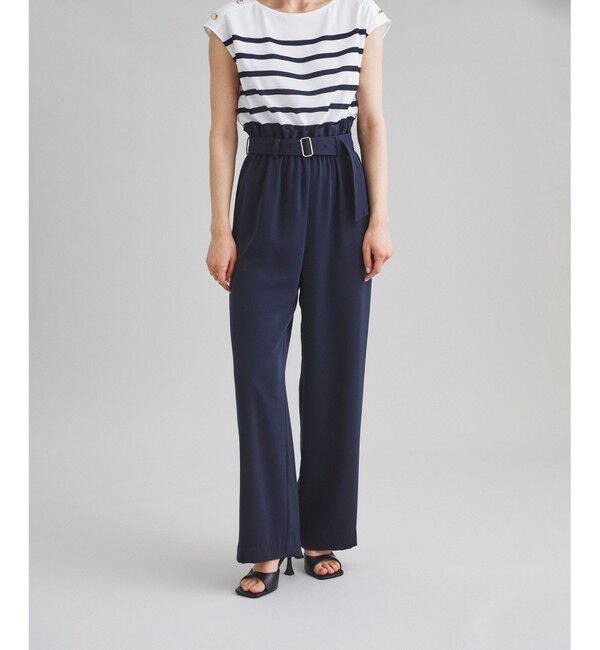  「ボーダーコンビサロペット」|オールインワン|