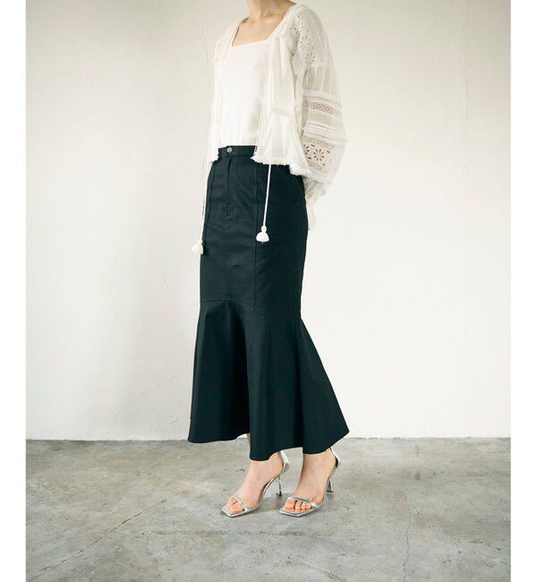 GRACE CONTINENTAL「ミディマーメイドスカート」|スカート|