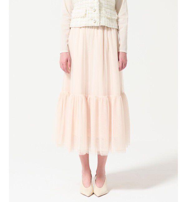 GRACE CONTINENTAL「ツイル2WAY スカート」|フレア|