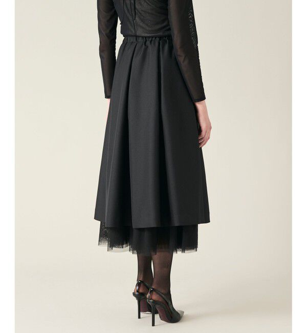 GRACE CONTINENTAL「ツイル2WAY スカート」|フレア|