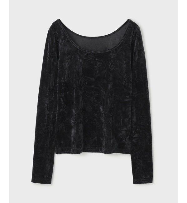 GRACE CONTINENTAL「クラッシュベロアカットトップ」|Tシャツ・カットソー|