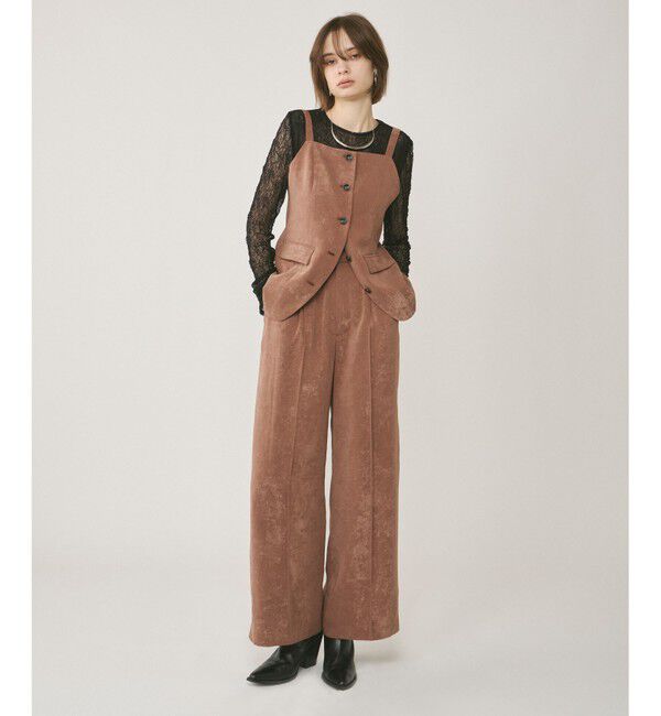 GRACE CONTINENTAL「クラッシュサテンパンツ」|その他|