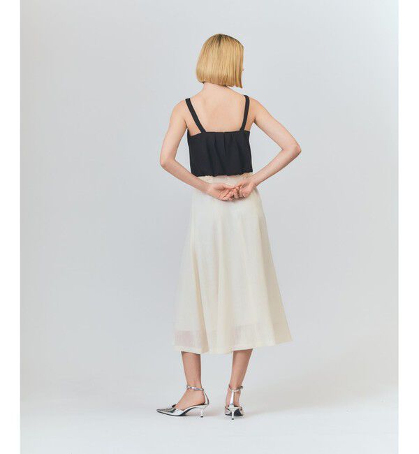 Grace Class「リネンライクバイカラーワンピース」|ワンピース|