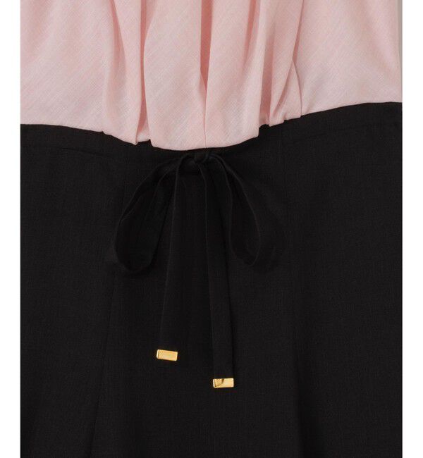 Grace Class「リネンライクバイカラーワンピース」|ワンピース|