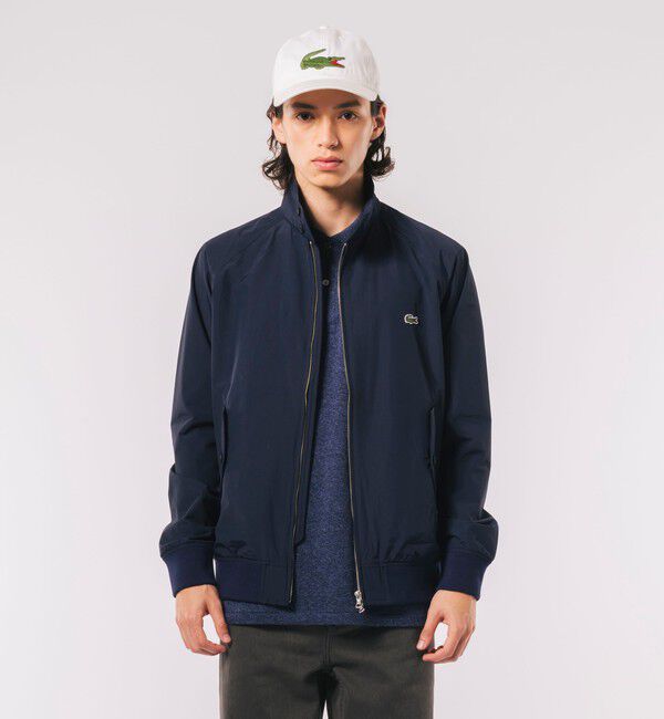 LACOSTE「2.5レイヤースイングトップ スタンドジップジャケット / スタンドブルゾン」|ブルゾン・スタジャン|ネイビー