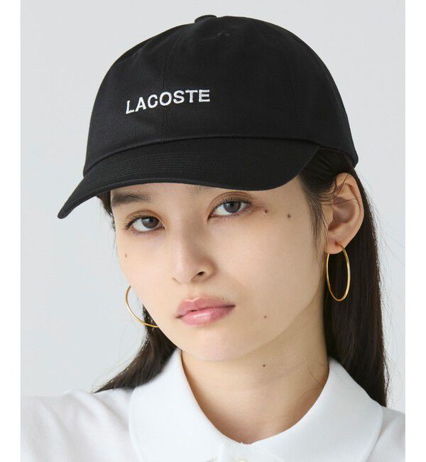 LACOSTE「ブランドロゴステッチローキャップ」|キャップ・キャスケット|