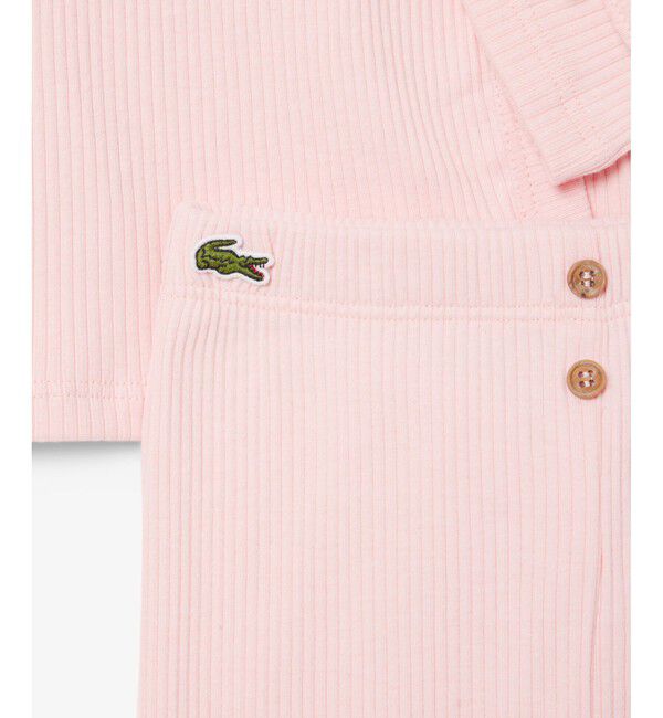 LACOSTE「サイドリボンカーディガンベビーパジャマギフトセット」|その他ベビーウェア|