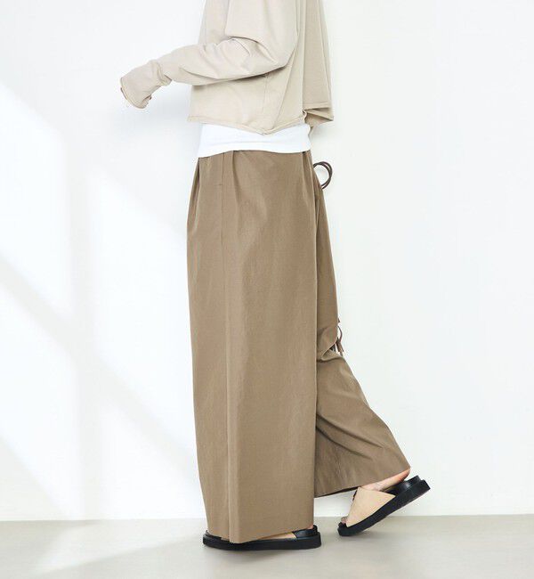 NOLLEY'S「ウォッシャブルエクセルテックタンブラー2タックワイドパンツ」|その他|