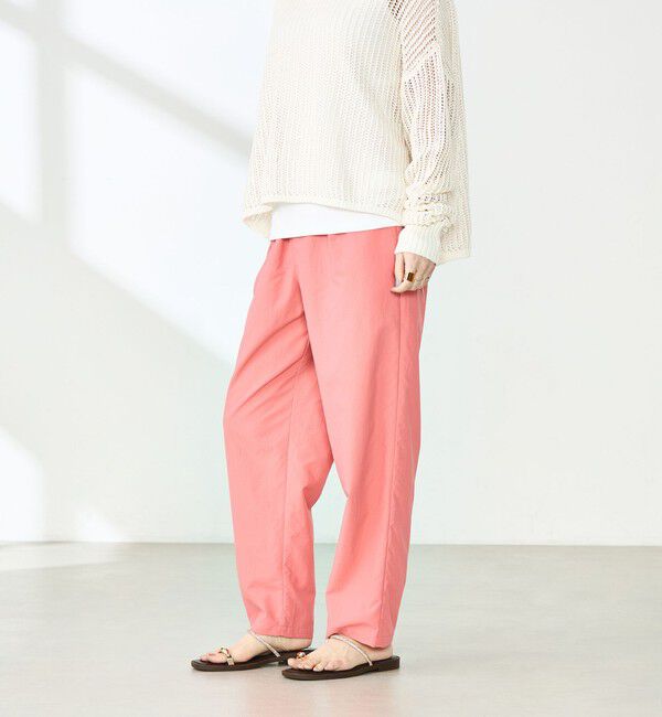 NOLLEY'S「ウォッシャブル多機能ウエストフリルテーパードパンツ」|その他|