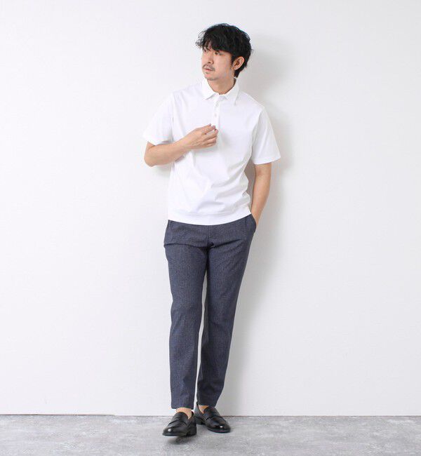 NOLLEY'S goodman「《ビジカジ対応》シルケットスムース ドレスポロ ビズポロ 25SS」|ポロシャツ|