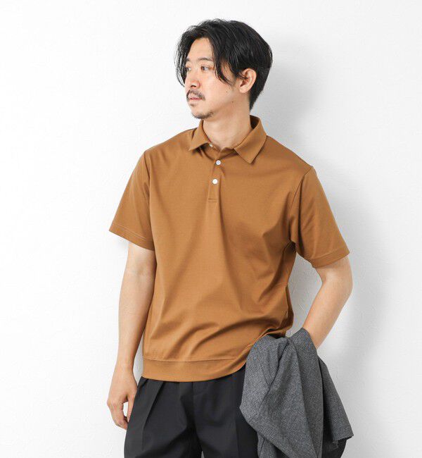 NOLLEY'S goodman「《ビジカジ対応》シルケットスムース ドレスポロ ビズポロ 25SS」|ポロシャツ|