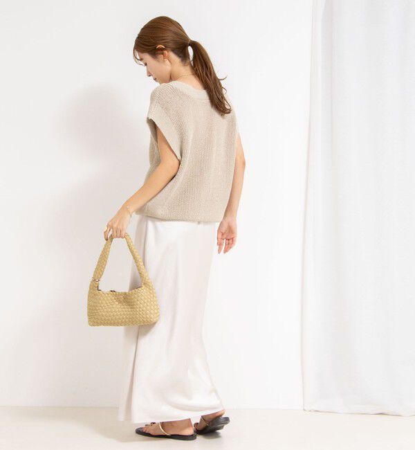 NOLLEY'S「《アンサンブル対応》《手洗い可能》ペーパーヤーン2WAYベスト」|ベスト・ジレ|