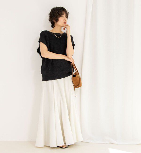 NOLLEY'S「《アンサンブル対応》《手洗い可能》ペーパーヤーン2WAYベスト」|ベスト・ジレ|