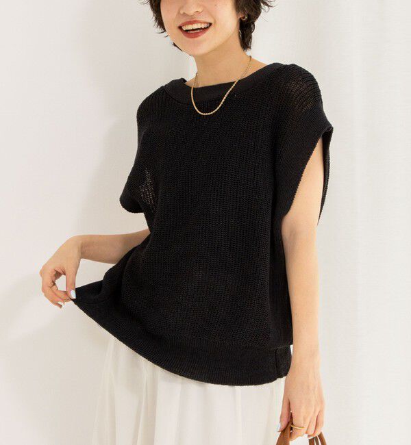 NOLLEY'S「《アンサンブル対応》《手洗い可能》ペーパーヤーン2WAYベスト」|ベスト・ジレ|