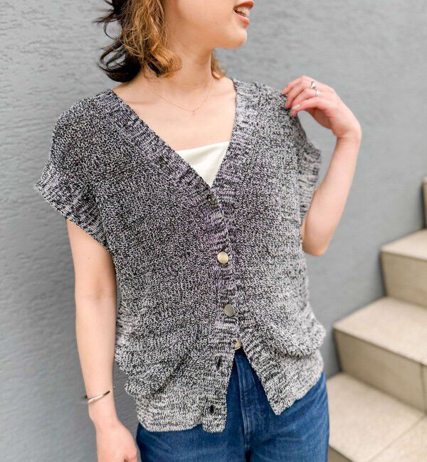 NOLLEY'S「《アンサンブル対応》《手洗い可能》ペーパーヤーン2WAYベスト」|ベスト・ジレ|