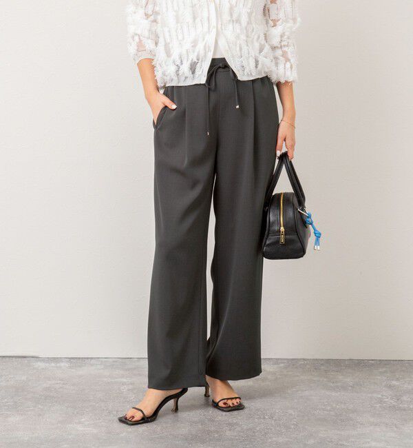 NOLLEY'S「《セットアップ対応》ウォッシャブルツイルイージーパンツ」|その他|