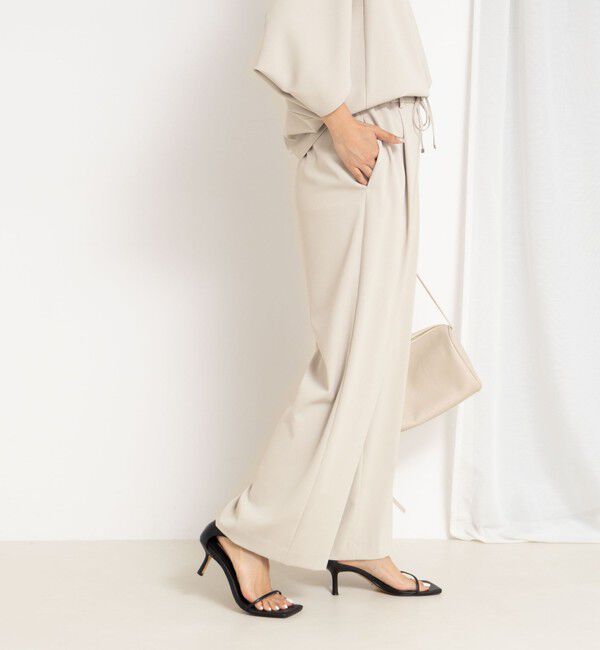 NOLLEY'S「《セットアップ対応》ウォッシャブルツイルイージーパンツ」|その他|