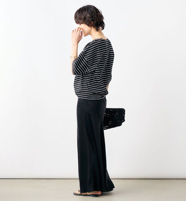 NOLLEY'S「《セットアップ対応》高機能 フィブリルサテンバイヤススカート」|スカート|