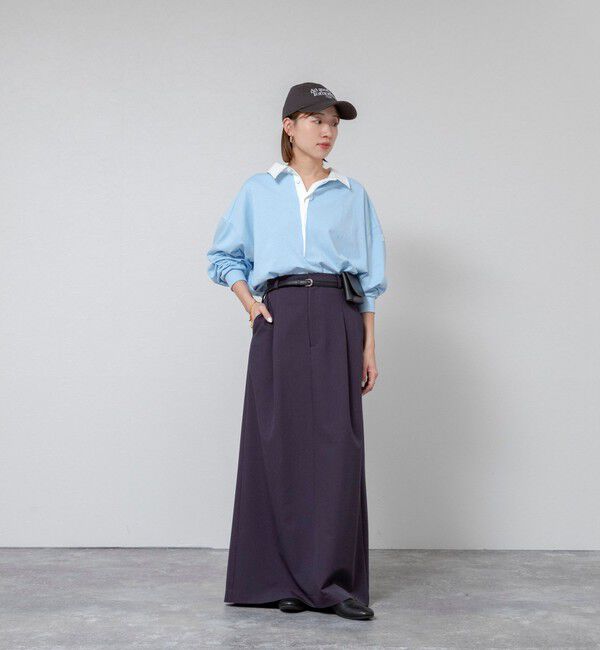 MAQWEL「【MAQWEL/マクウェル】ウォッシャブルBIGラガーシャツ」|シャツ・ブラウス|