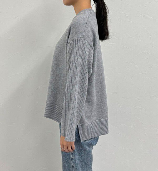 fredy emue「袖リブオーバーニットプルオーバー」|ニット・セーター|