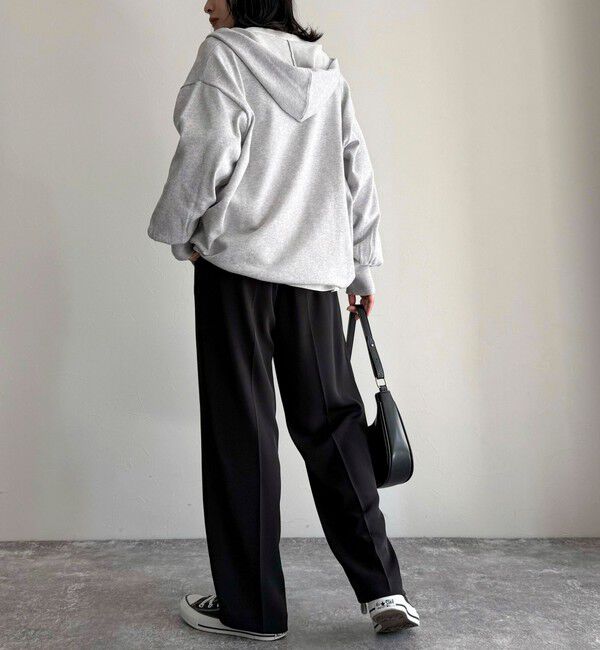 fredy emue「とろみツイルタックスラックス【レングス長め丈あり】」|スラックス|